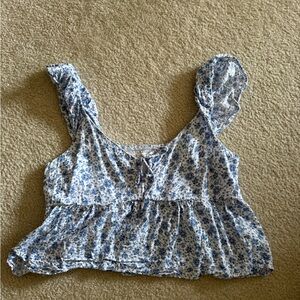 Cropped hollister tank